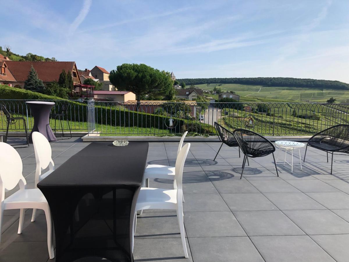 Villa FLORESSENS EN CHAMPAGNE Terrasse privative sur le vignoble à Fleury-la-Riviere Extérieur photo
