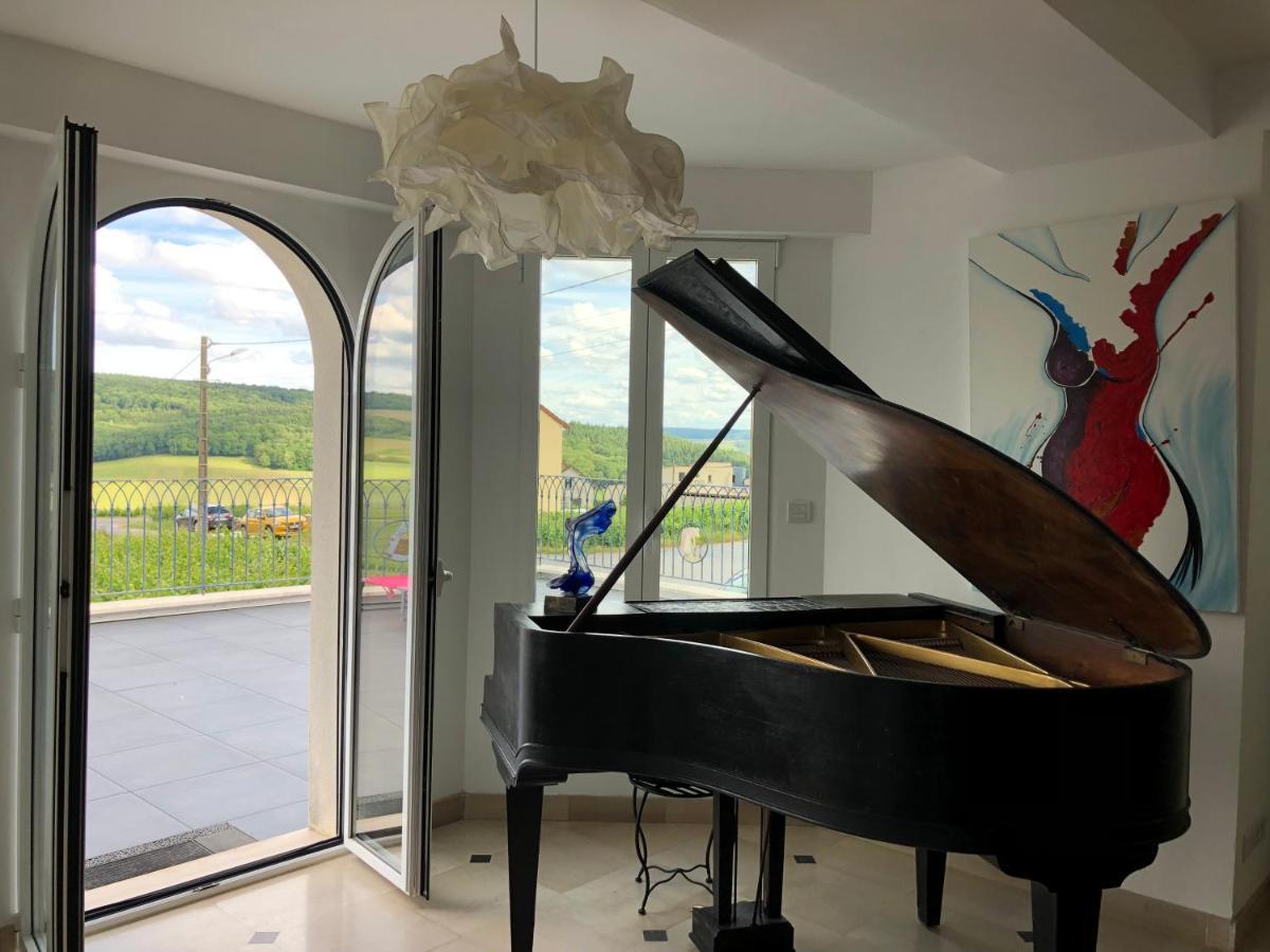 Villa FLORESSENS EN CHAMPAGNE Terrasse privative sur le vignoble à Fleury-la-Riviere Extérieur photo